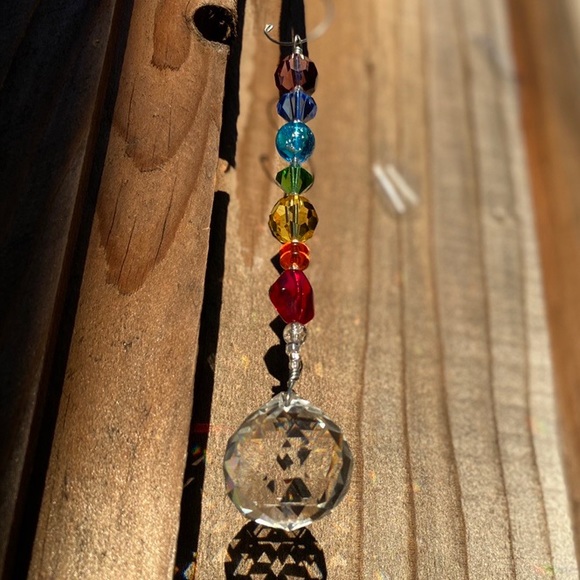Rainbow and Chakra Swarovski Crystal Sun catchers - Picture 4 of 5